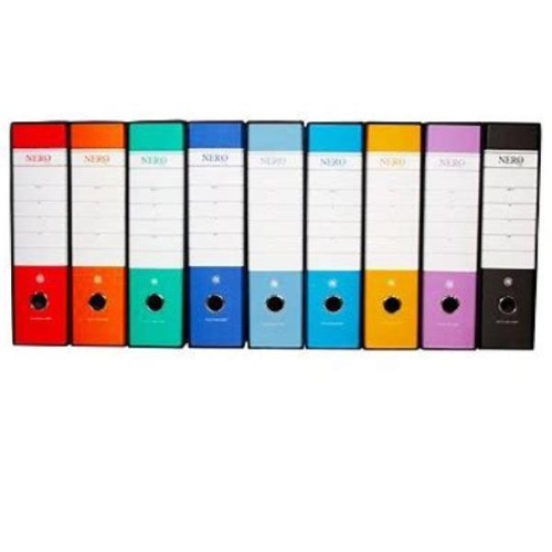 BREFIOCART NERO& REGISTRATORE FORMATO COMMERCIALE 285X350X80 mm COL. FUCSIA CONF 12 Pz.